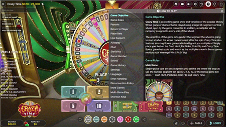 Crazy Time Spielregeln